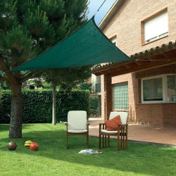 Slnečné plachty TISSÉ / Trojuholník 3x3x3m zelená