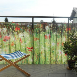 Zástena na balkón STYLIA / 3x1m lúka