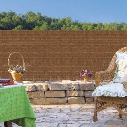 Zástena na balkón PRIVATEX / 3x1,5m hnedá